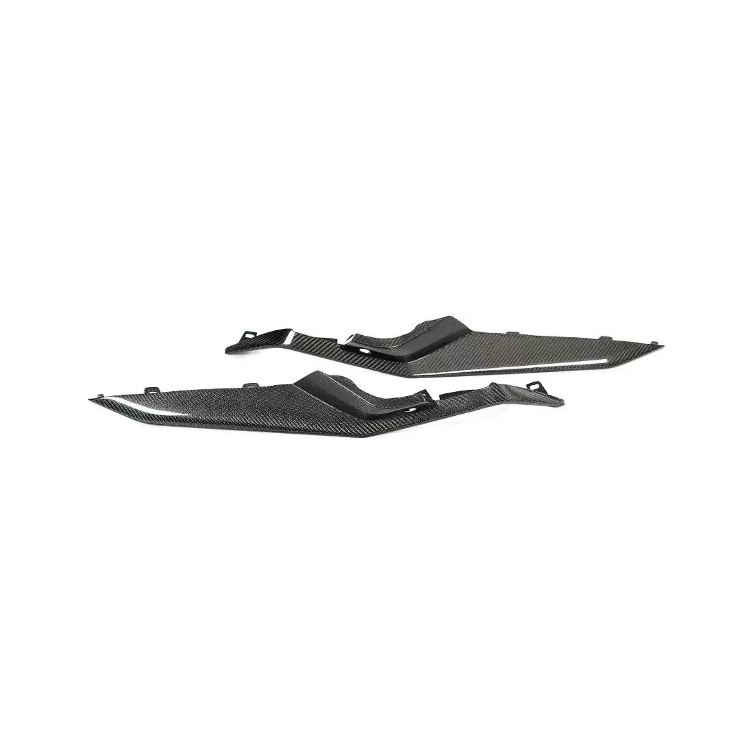 Carbon Fiber Z06 Replacement Type  Front Bumper Fins Front Bumper Canards for  Corvette C8 2022~2023